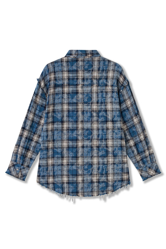 HYPER ACID SHIRT BLUE GRID