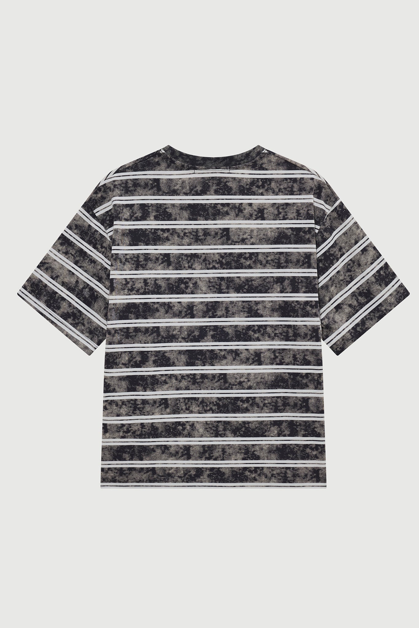 ACID STRIPES T - SHIRT STEEL GREY Acupuncture