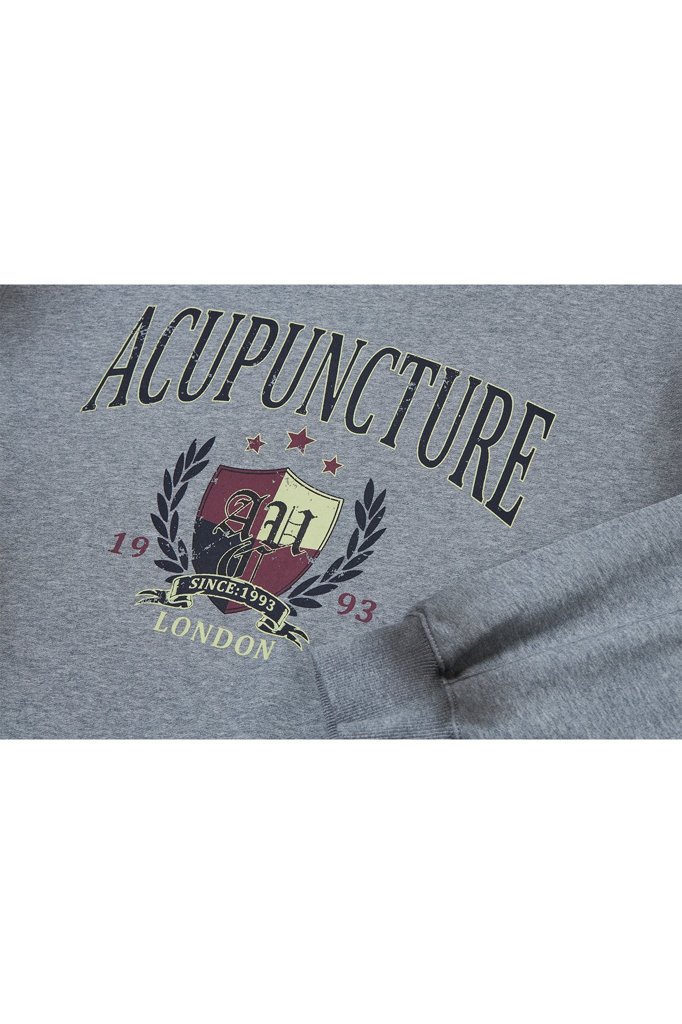 ACU COLLEGE LS SHIRT LIGHT GREY Acupuncture