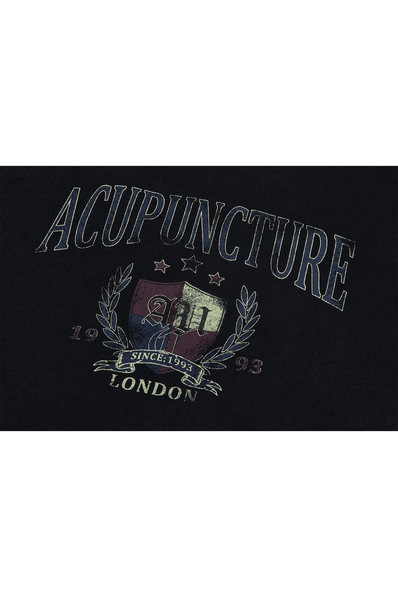 ACU COLLEGE T - SHIRT BLACK Acupuncture
