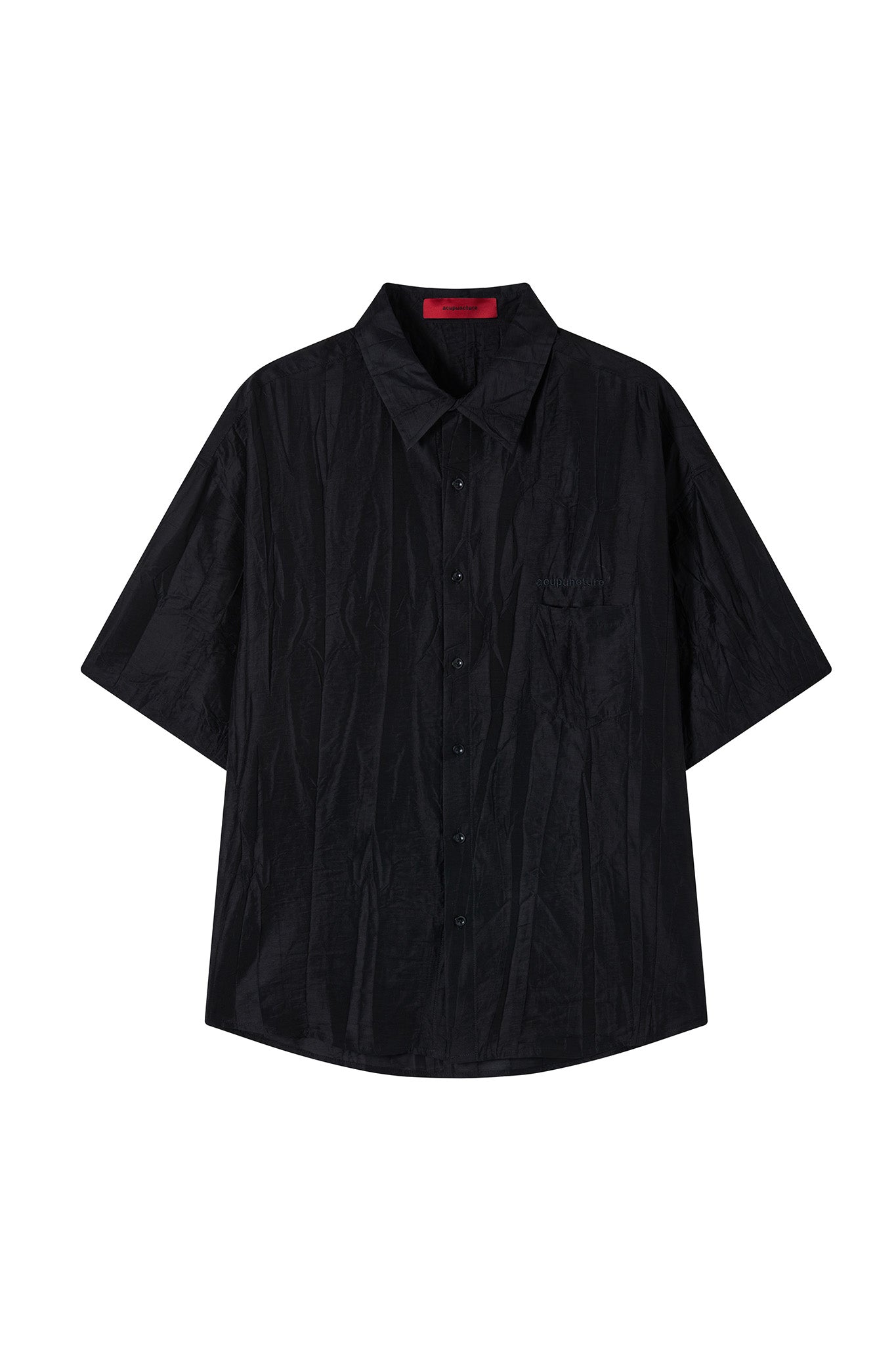 ACU LOGO SHIRT BLACK Acupuncture