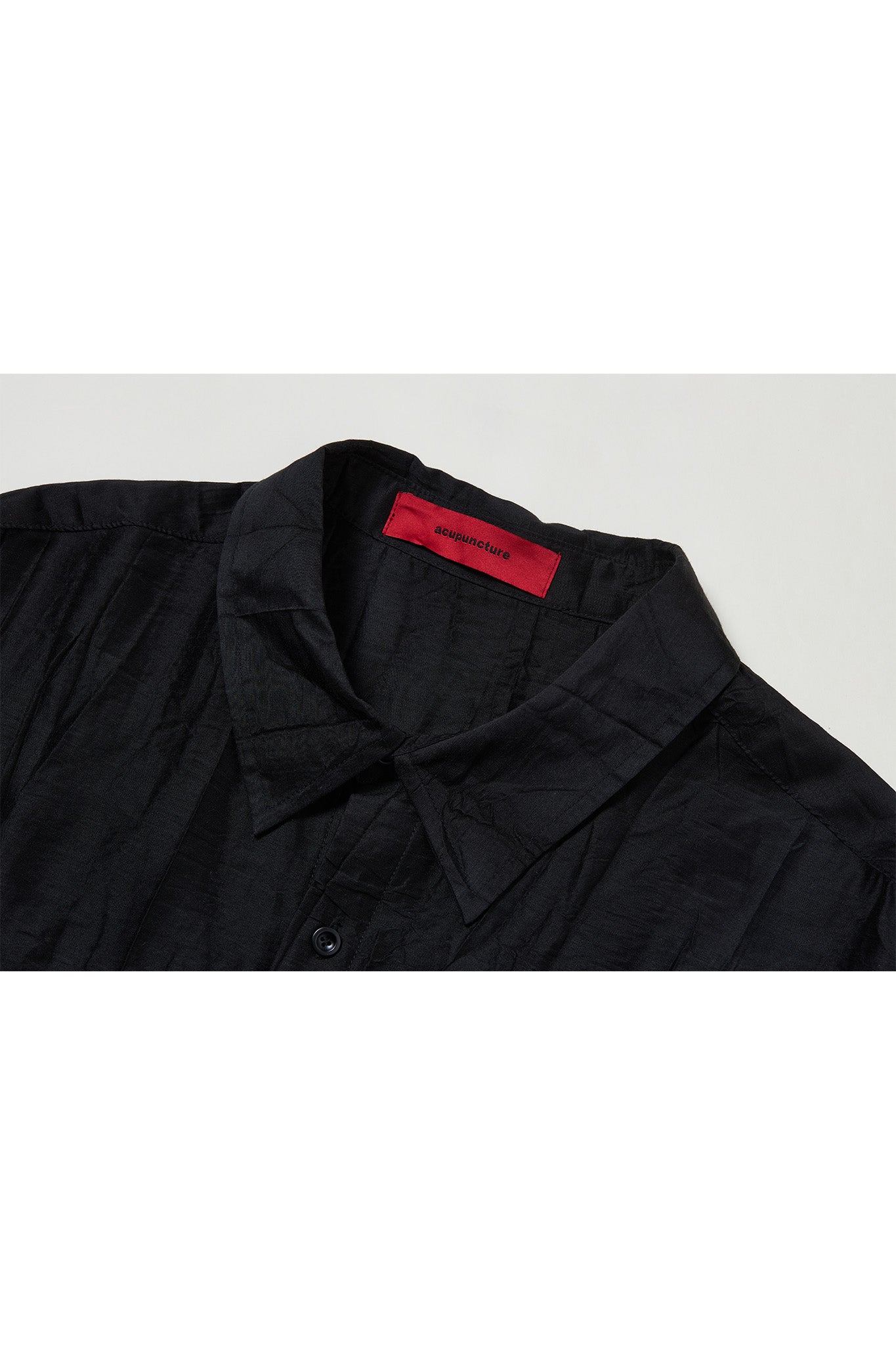 ACU LOGO SHIRT BLACK Acupuncture