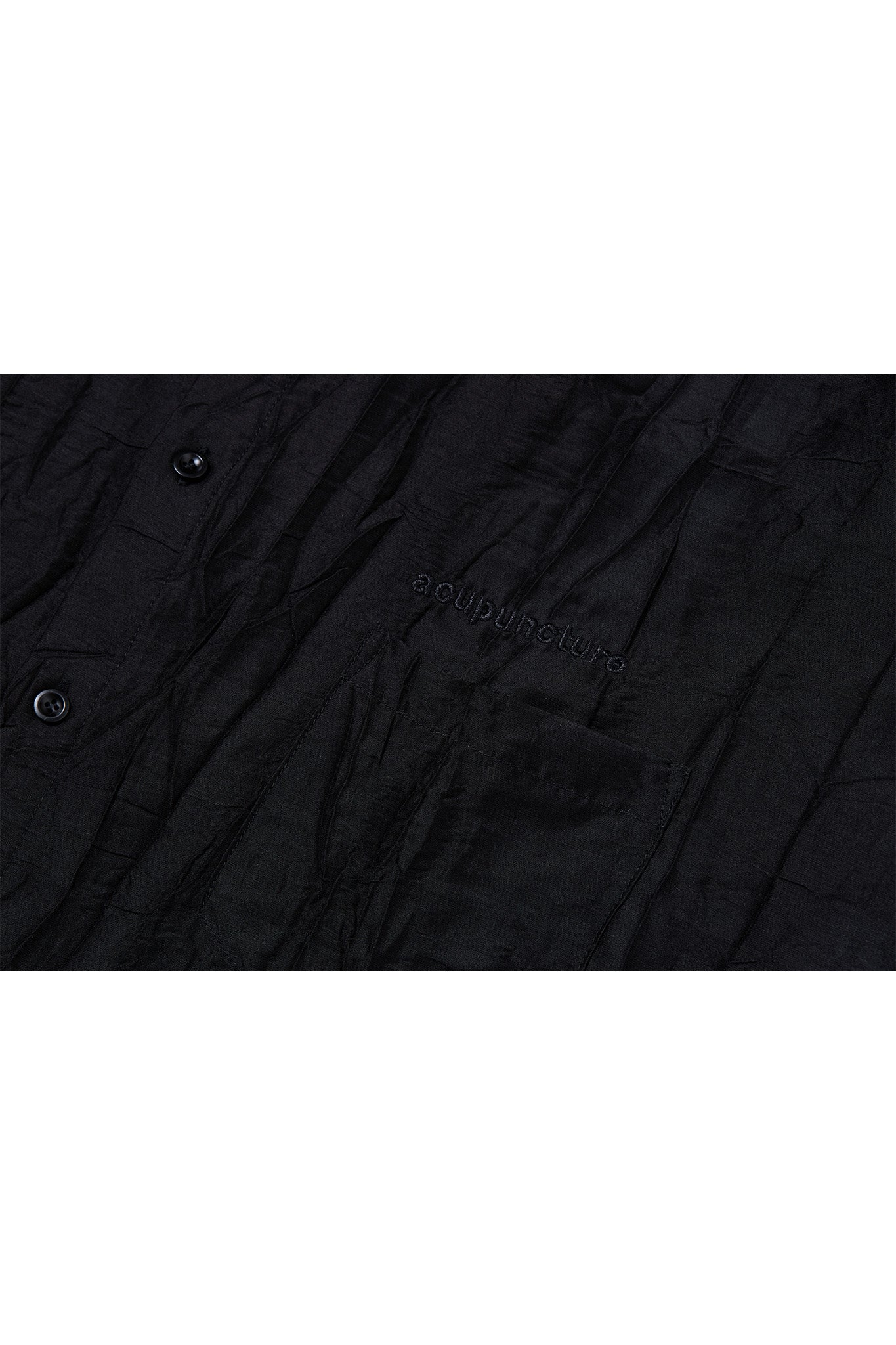 ACU LOGO SHIRT BLACK Acupuncture