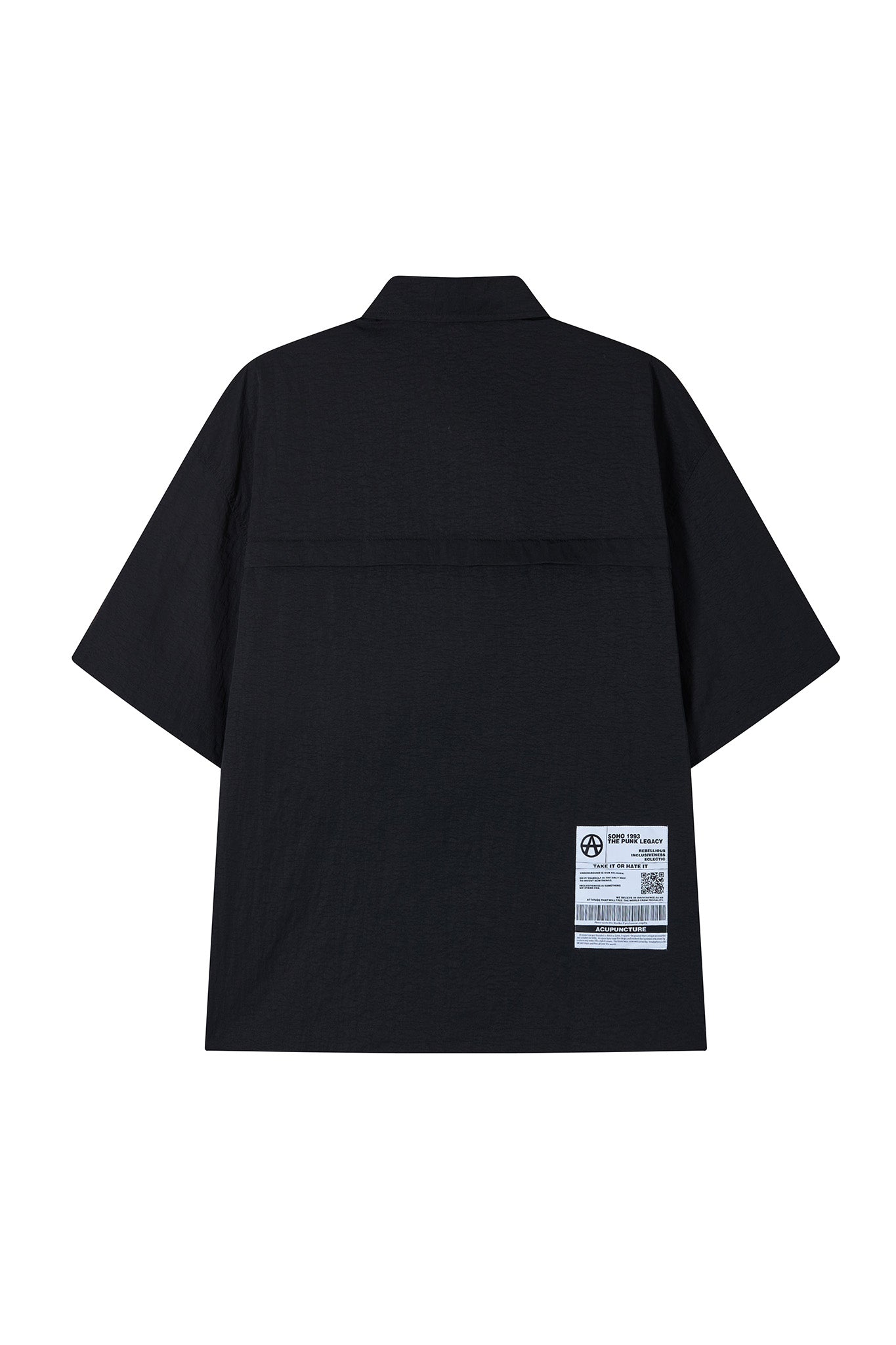 ACU SHORT SLEEVE SHIRT BLACK Acupuncture