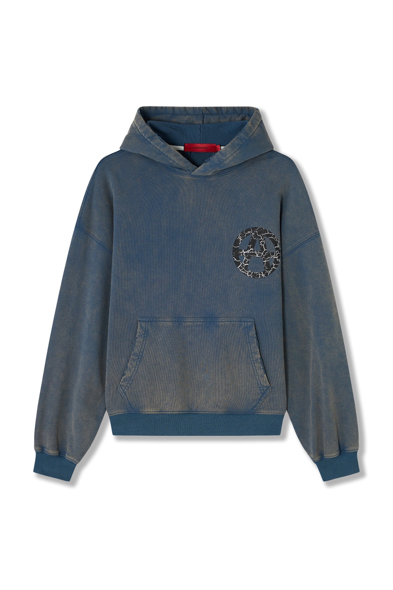 ANARCHY HOODIE NAVY BLUE Acupuncture
