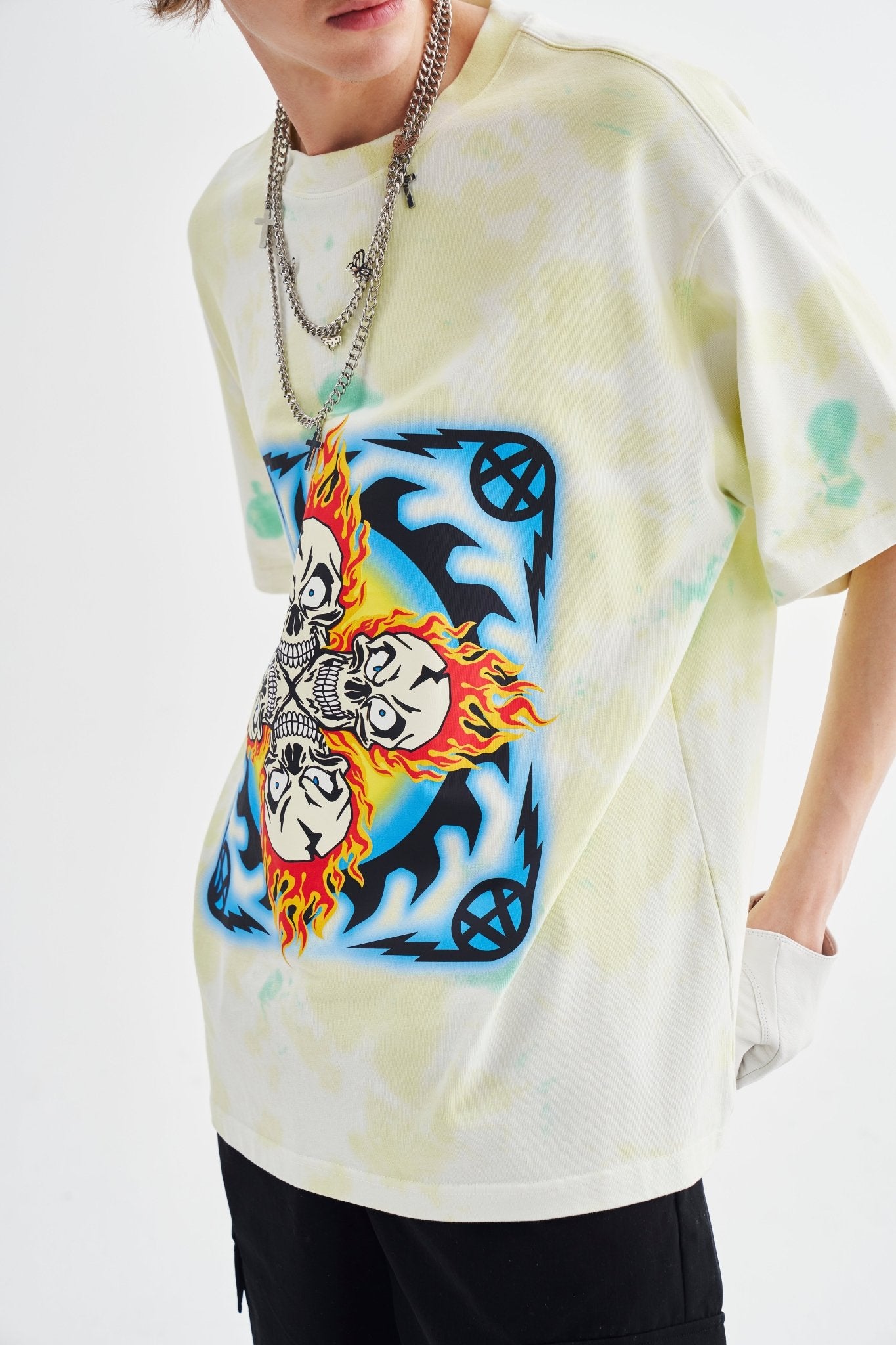 BURNING T-SHIRT GREEN Acupuncture