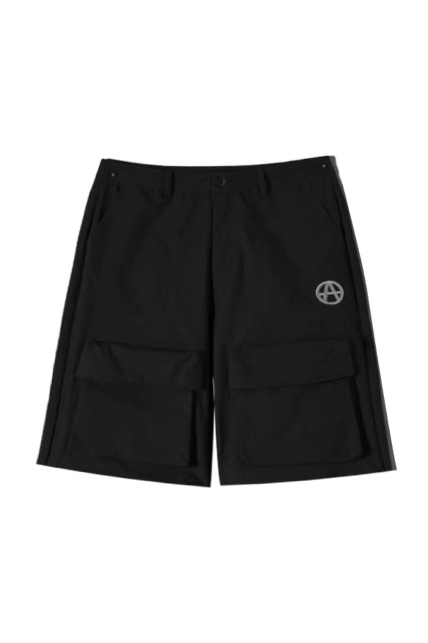 CAMOUFLA CARGO SHORTS BLACK Acupuncture