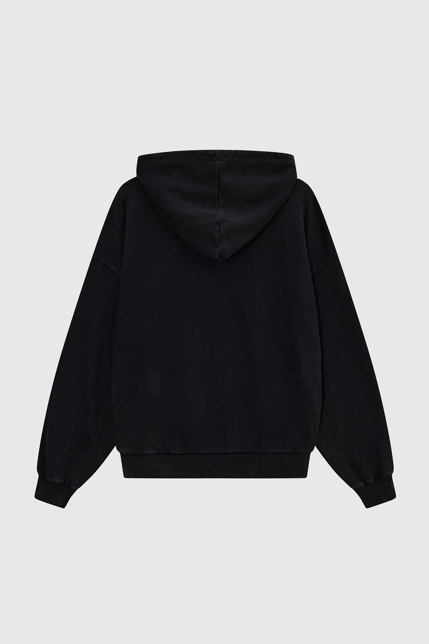 CAPTAIN HOODIE WASHED BLACK Acupuncture