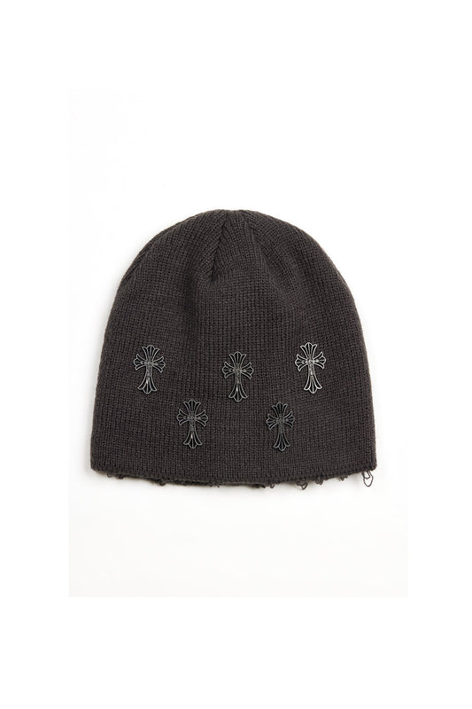CROSS OVER BEANIE GREY Acupuncture