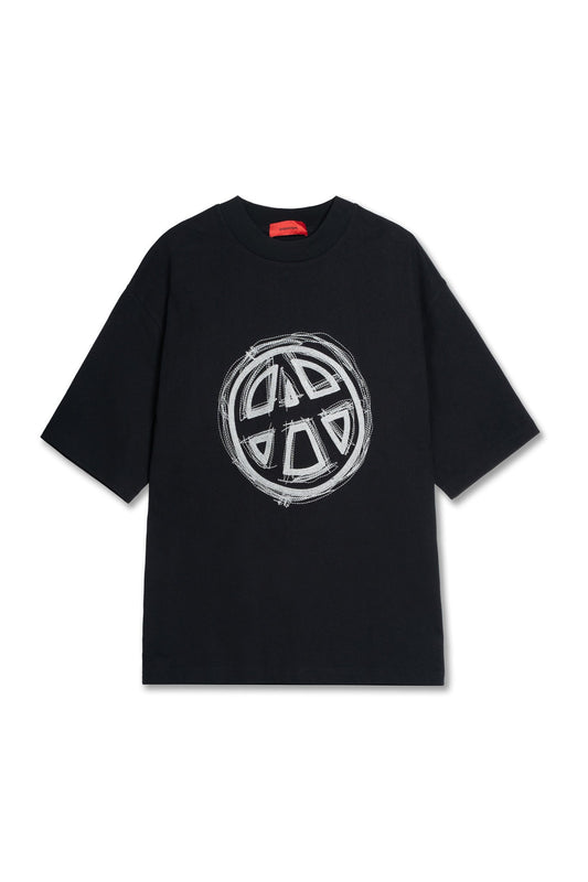 EMBLEM T - SHIRT BLACK Acupuncture