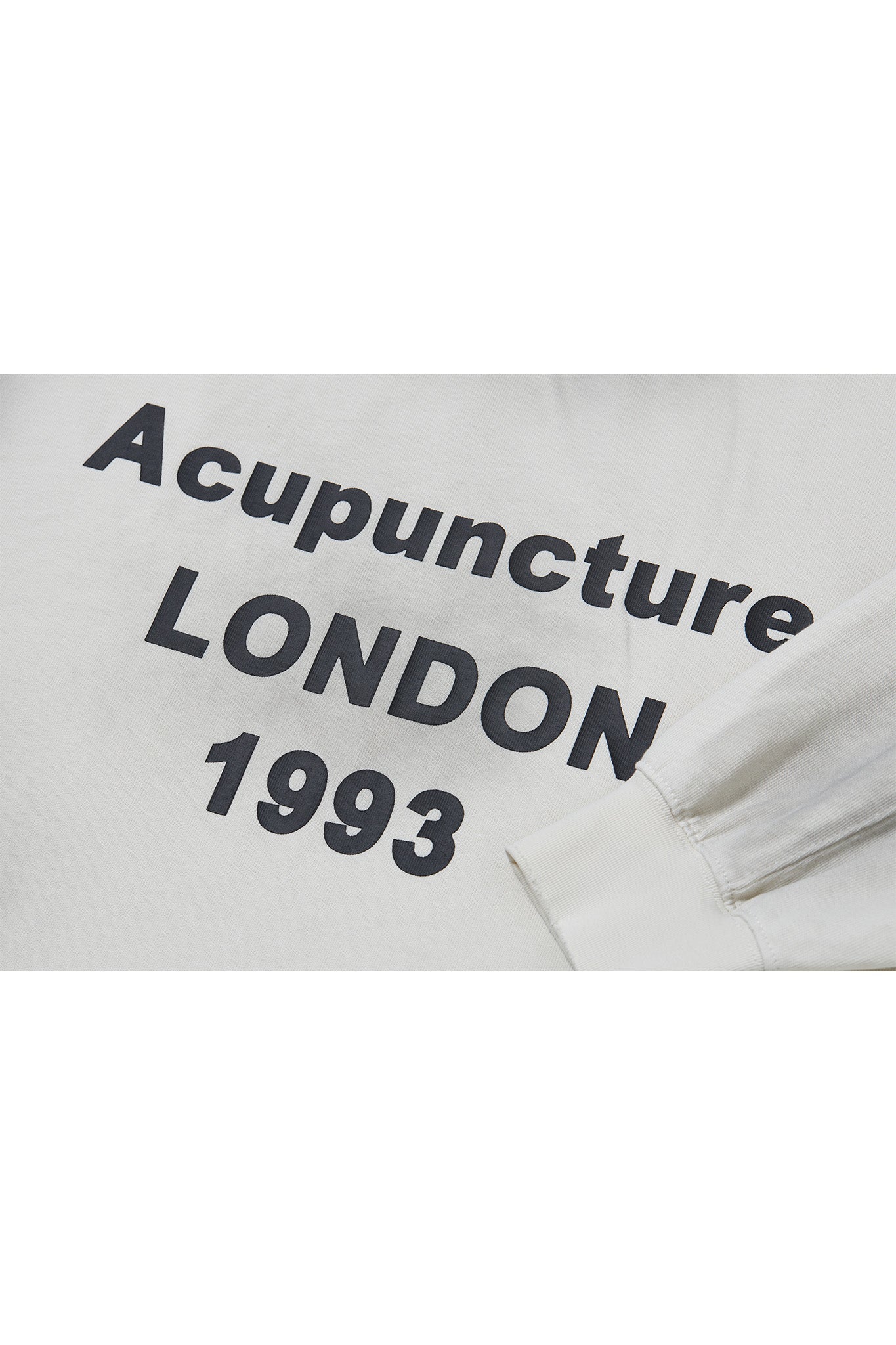 GRAPHIC LS SHIRT LIGHT GREY Acupuncture