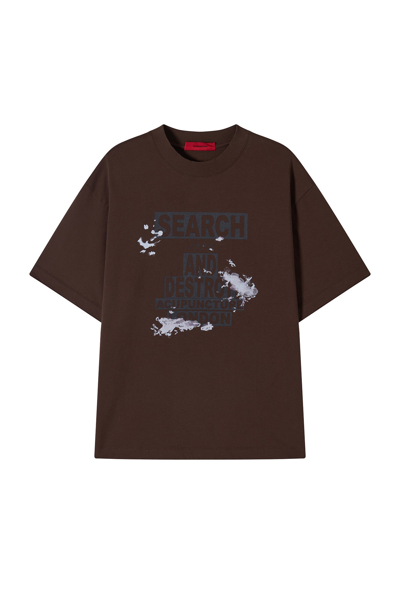 HEADLINE T - SHIRT BROWN Acupuncture
