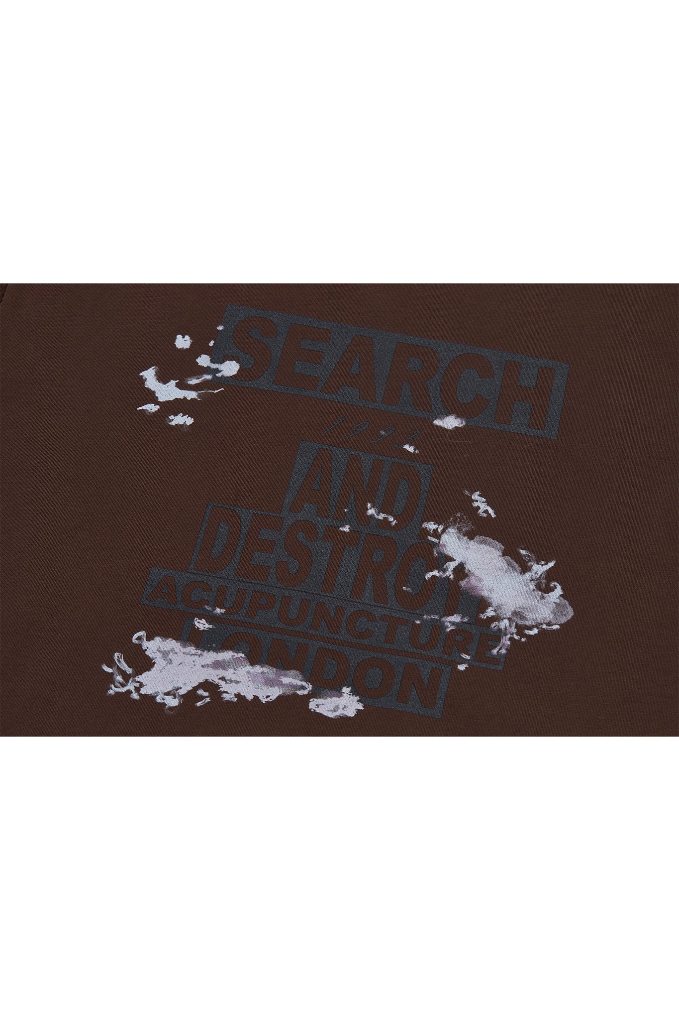 HEADLINE T - SHIRT BROWN Acupuncture