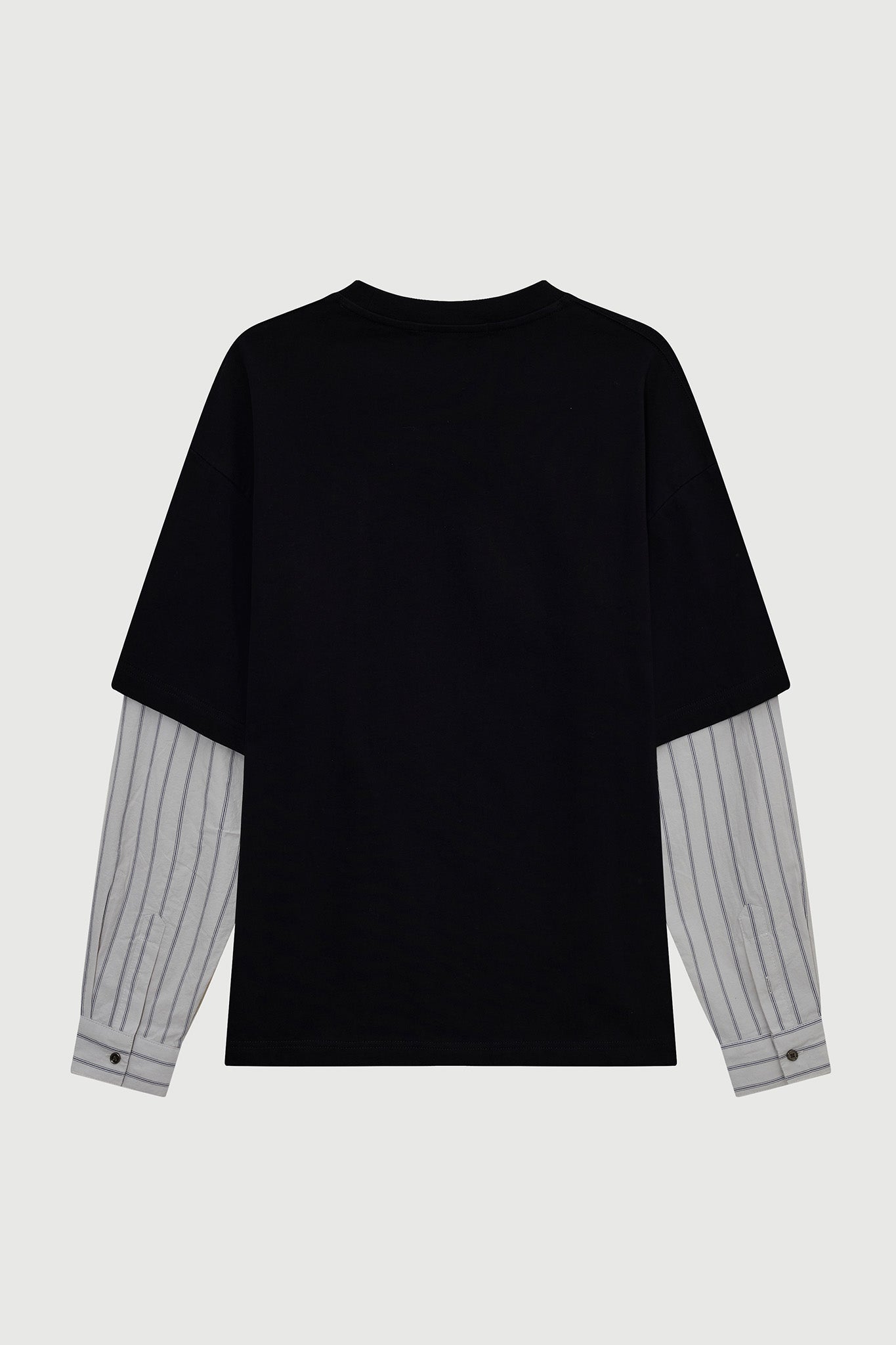 LAYERED LONGSLEEVE TYPE 2 WASHED BLACK Acupuncture
