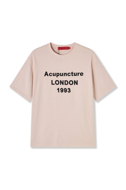 LONDON '93 T - SHIRT PINK GREY Acupuncture