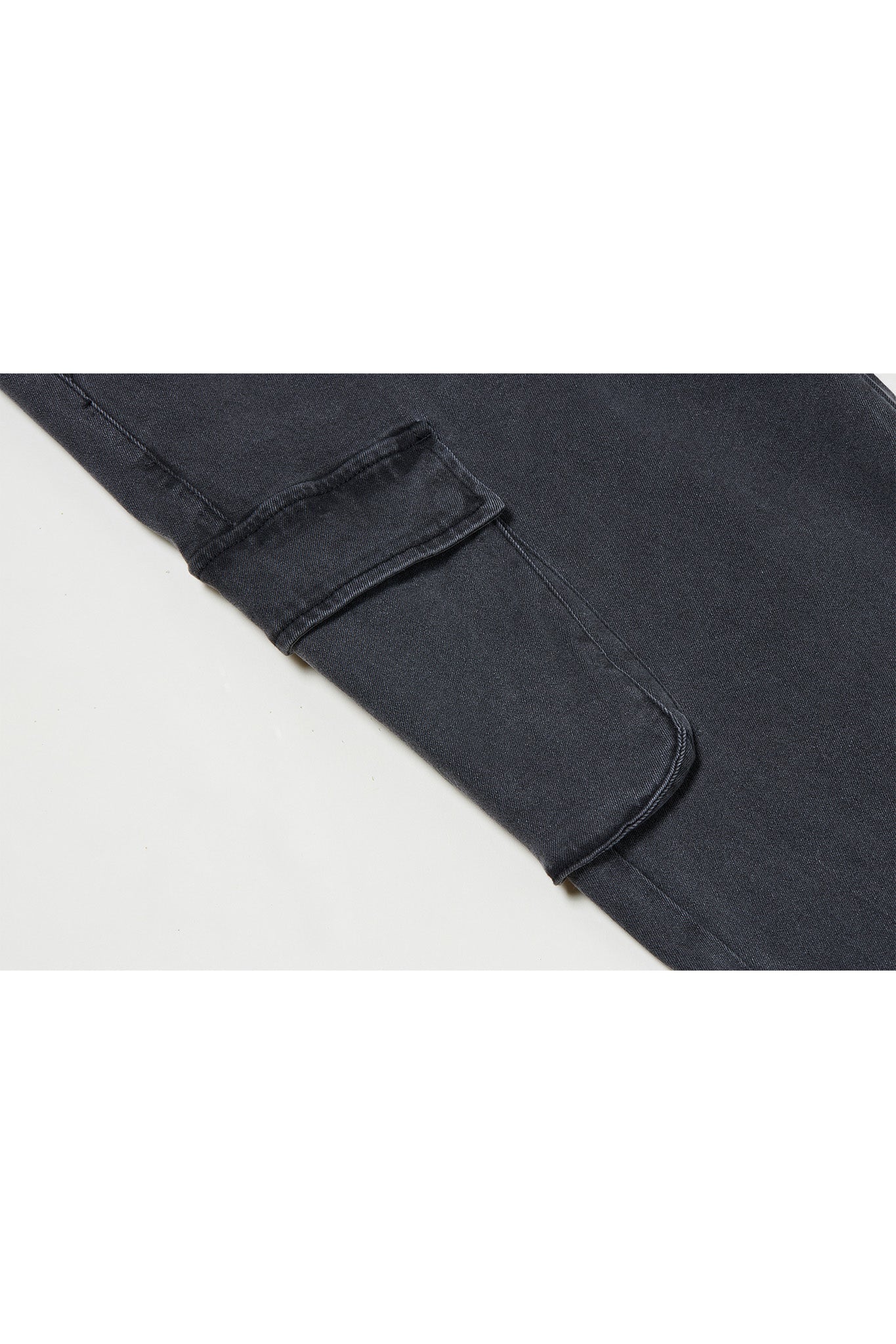 LOOSE STRAIGHT DENIM PANTS DARK BLUE Acupuncture