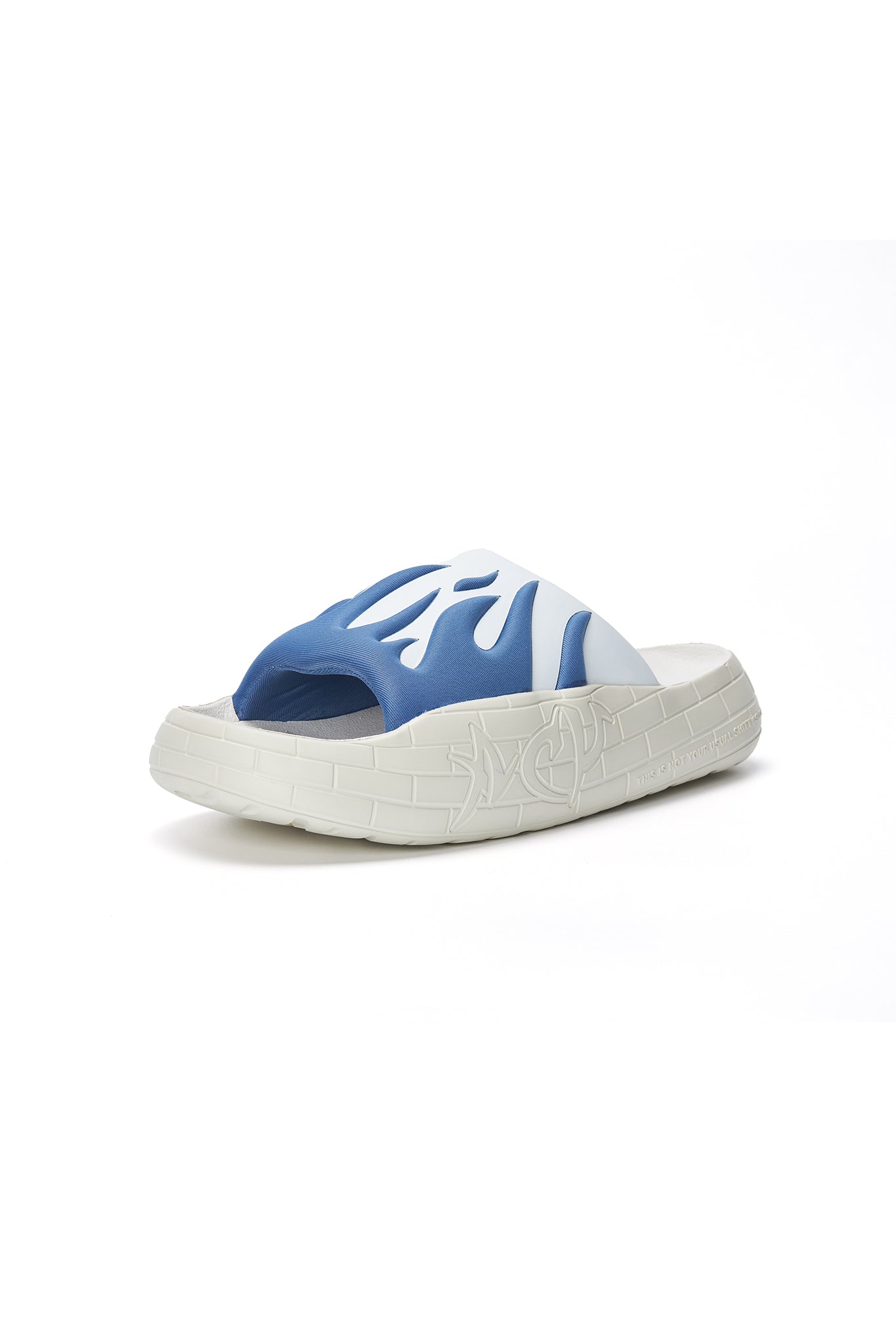 NYU SLIDE NAVY/CREAM Acupuncture