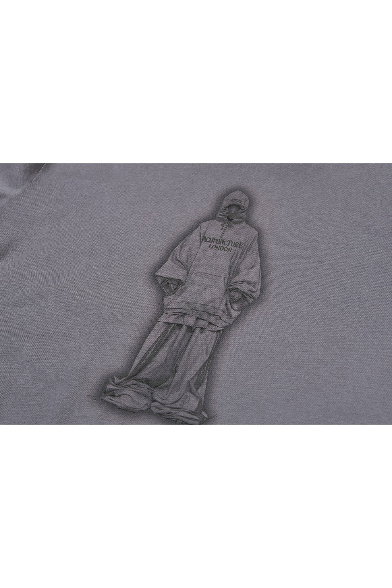 OVER SANT T - SHIRT LIGHT GREY Acupuncture