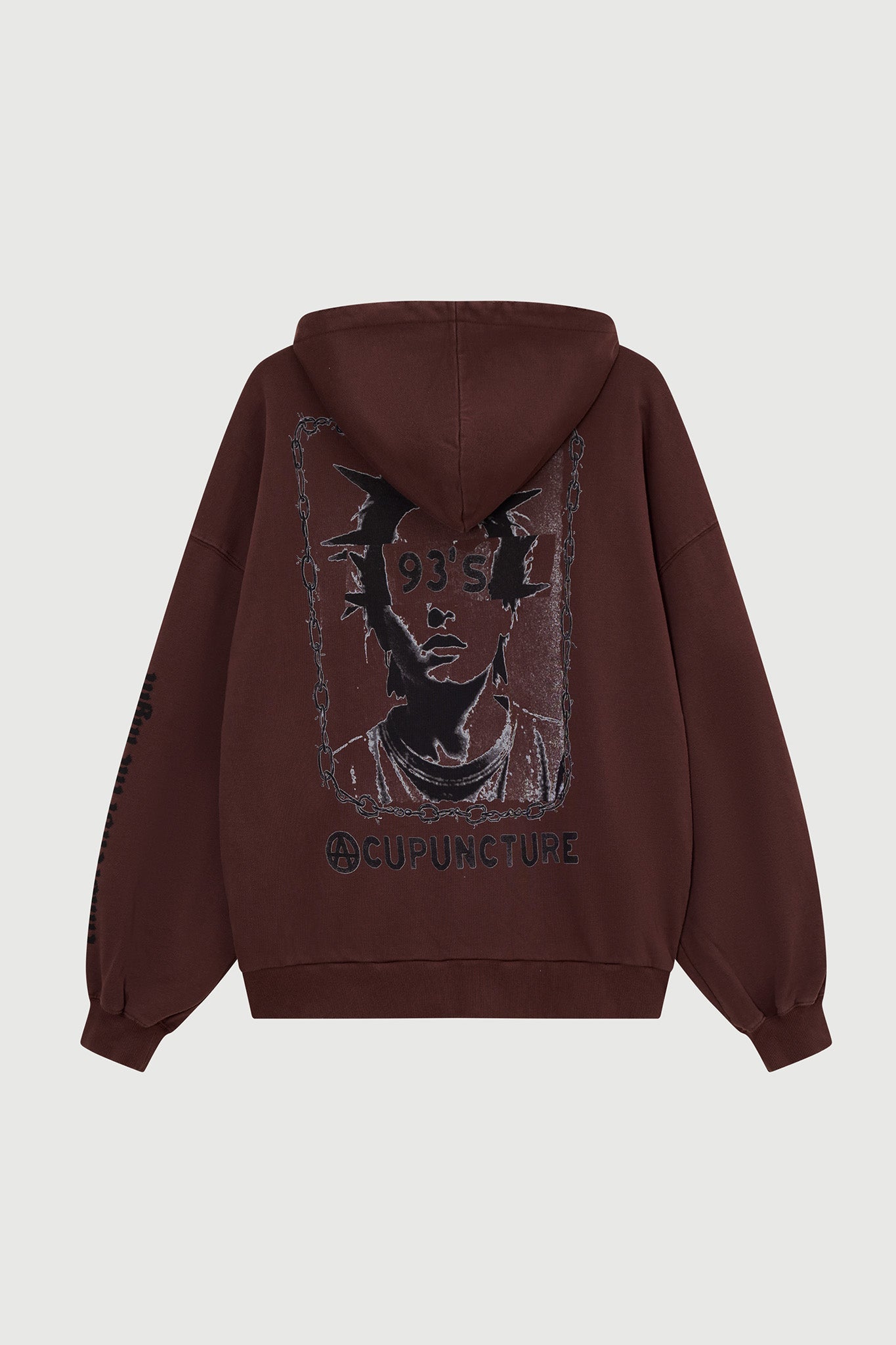 PUNKER ZIP HOODIE 2 RANCH BROWN Acupuncture