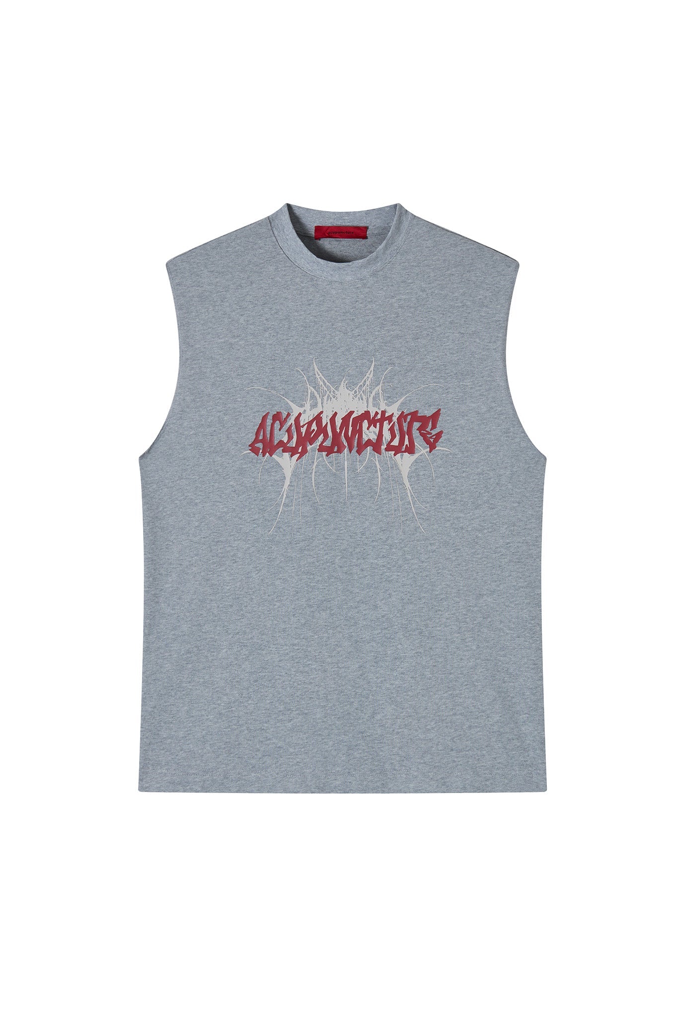 SLEEVELESS SWEATSHIRT LIGHT GREY Acupuncture