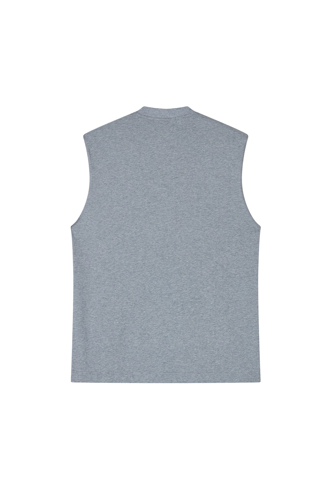 SLEEVELESS SWEATSHIRT LIGHT GREY Acupuncture