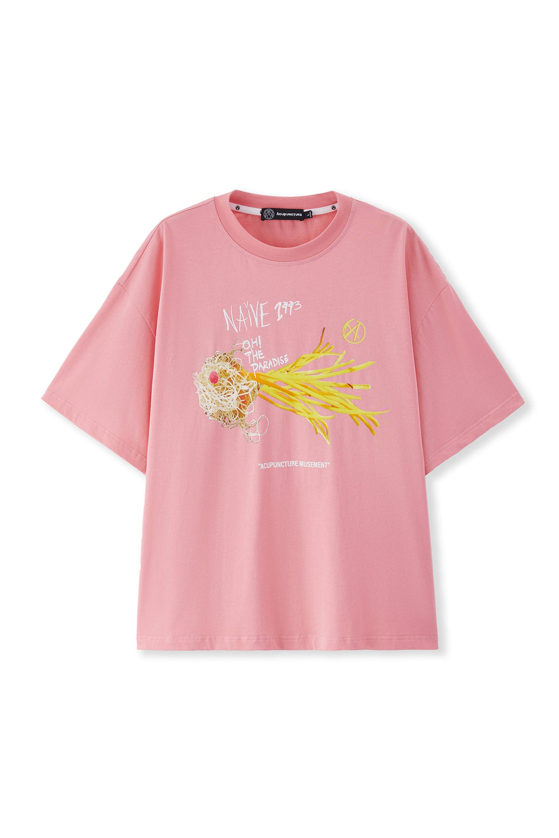 THE POLLUTED TSHIRT PINK Acupuncture