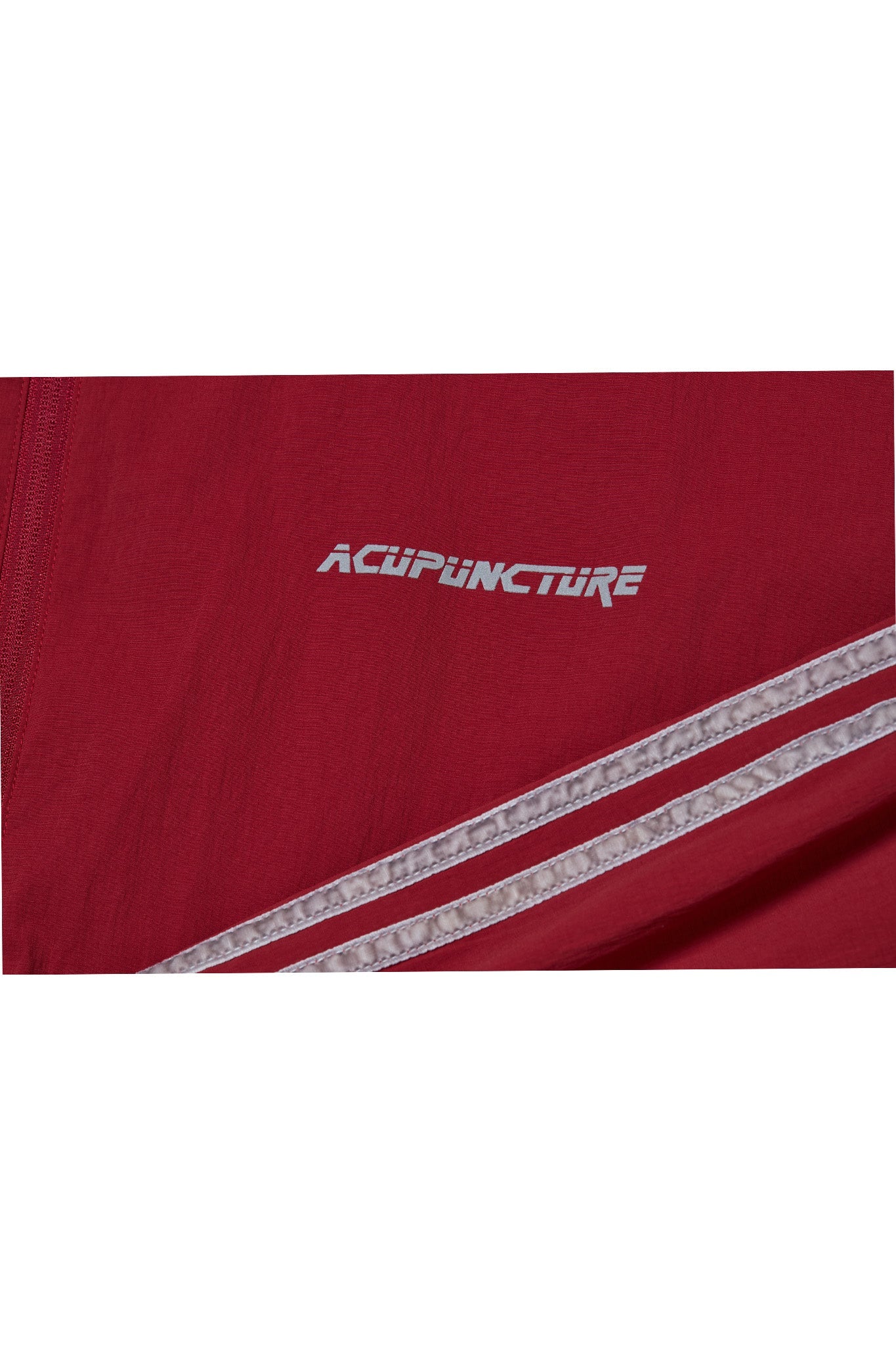 ZIP UP JACKET RED Acupuncture