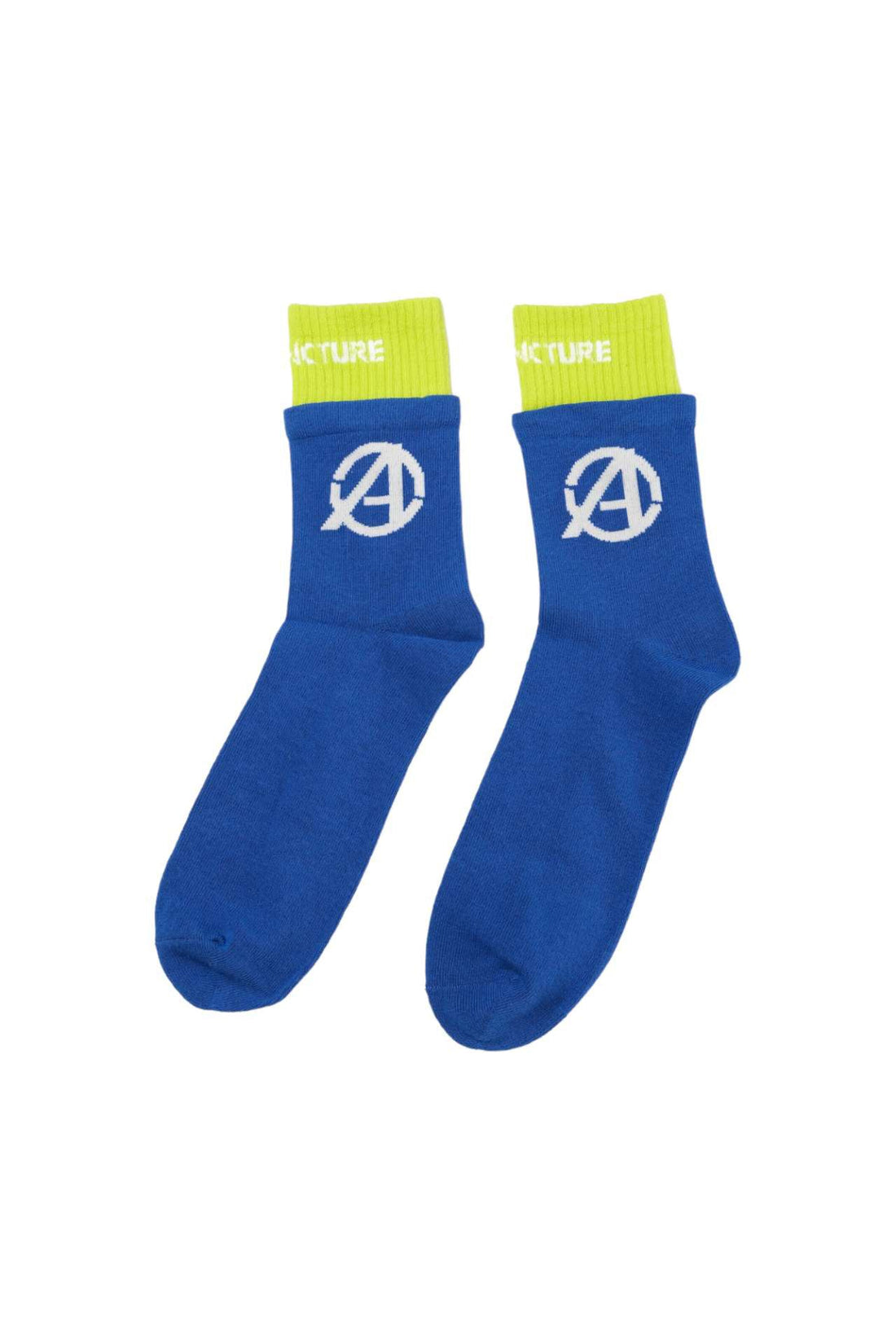 ACU SOCKS TWO-TONED BLUE/GREEN Acupuncture