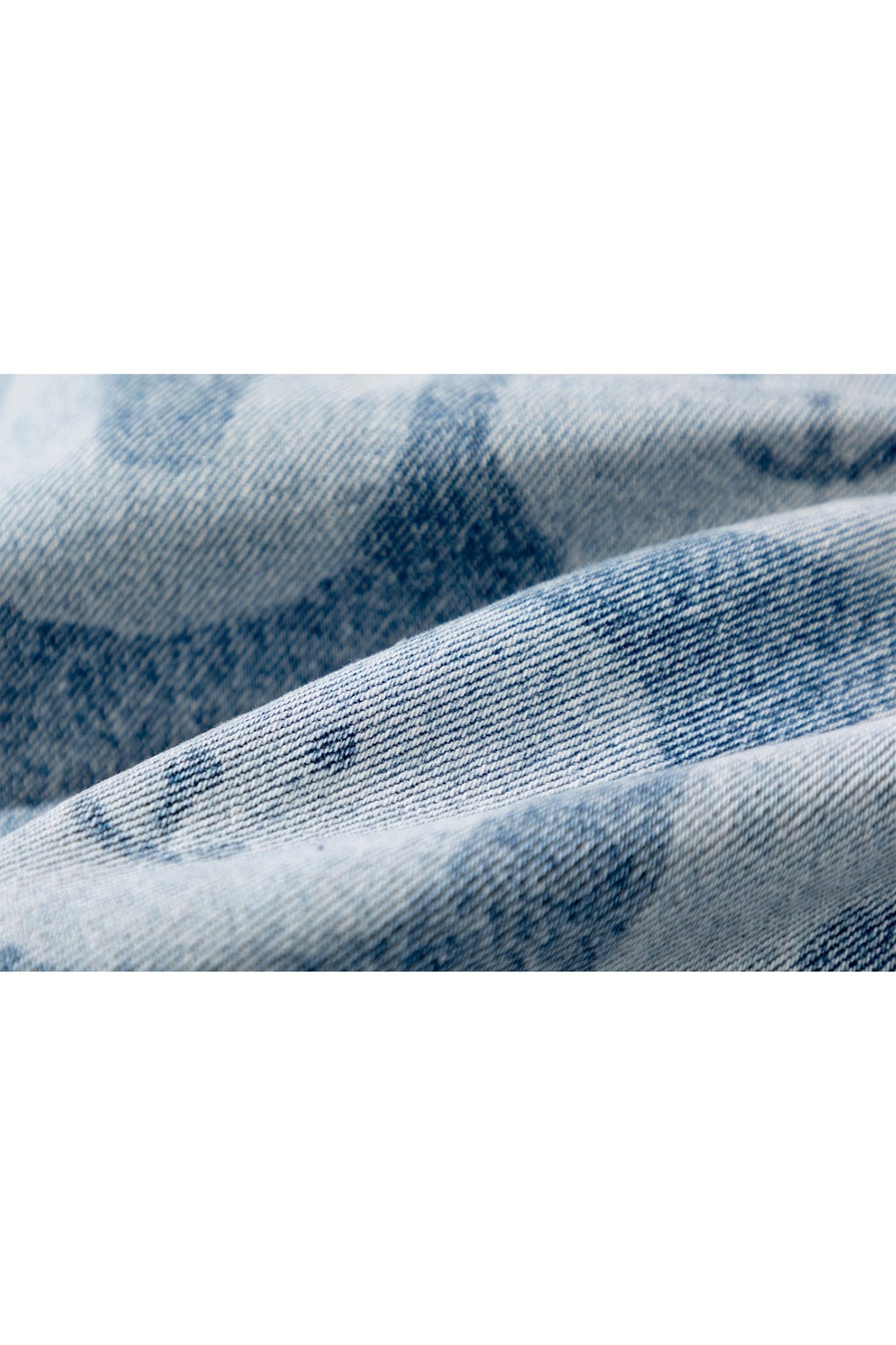 ALL-OVER BLUE DENIM JACKET Acupuncture