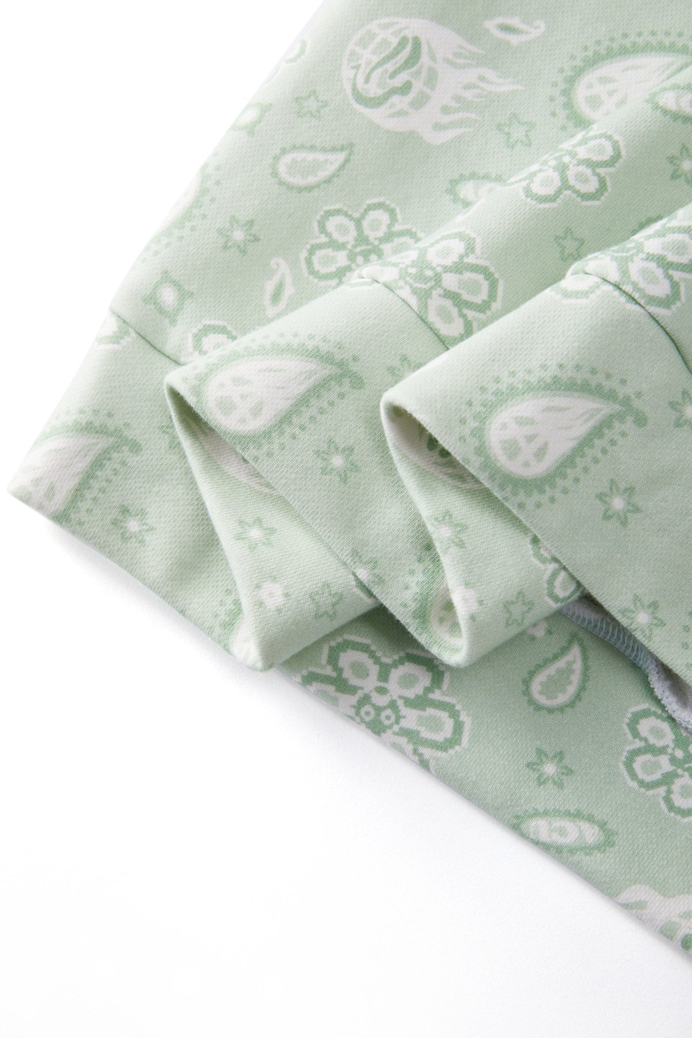 BANDANA HOODIE GREEN Acupuncture