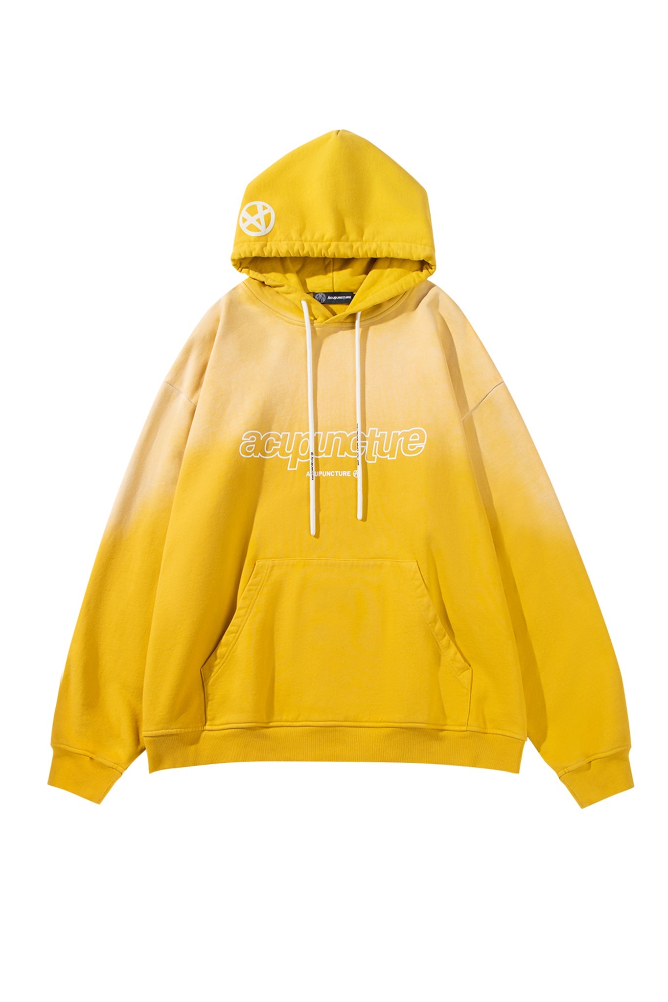GRADIENT HOODIE YELLOW Acupuncture