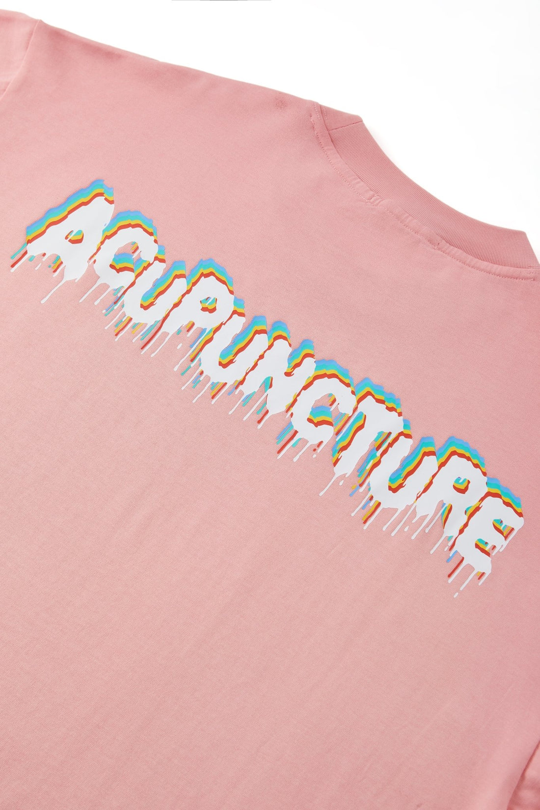 INVERTED EMBLEM TSHIRT BABY PINK Acupuncture