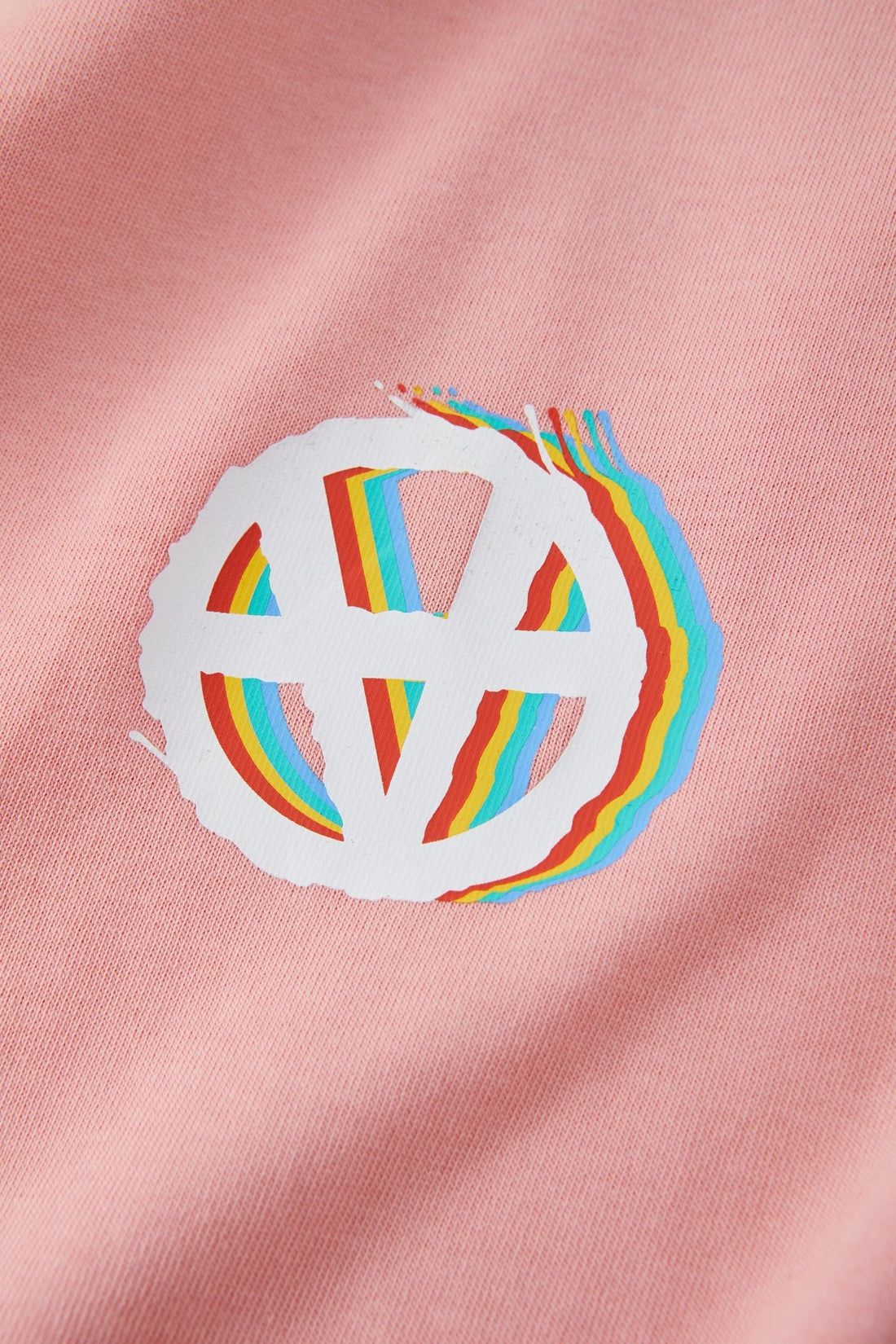 INVERTED EMBLEM TSHIRT BABY PINK Acupuncture