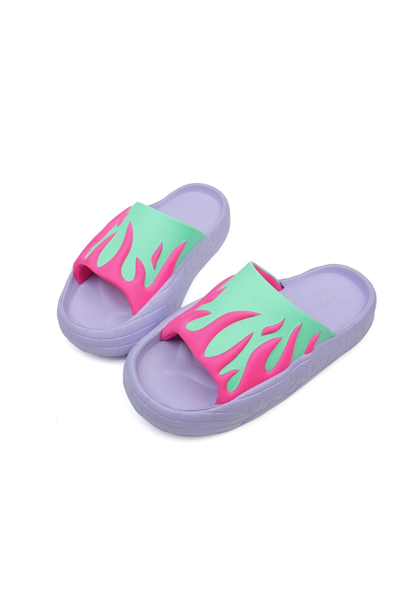 NYU SLIDE FUCHSIA GREEN Acupuncture
