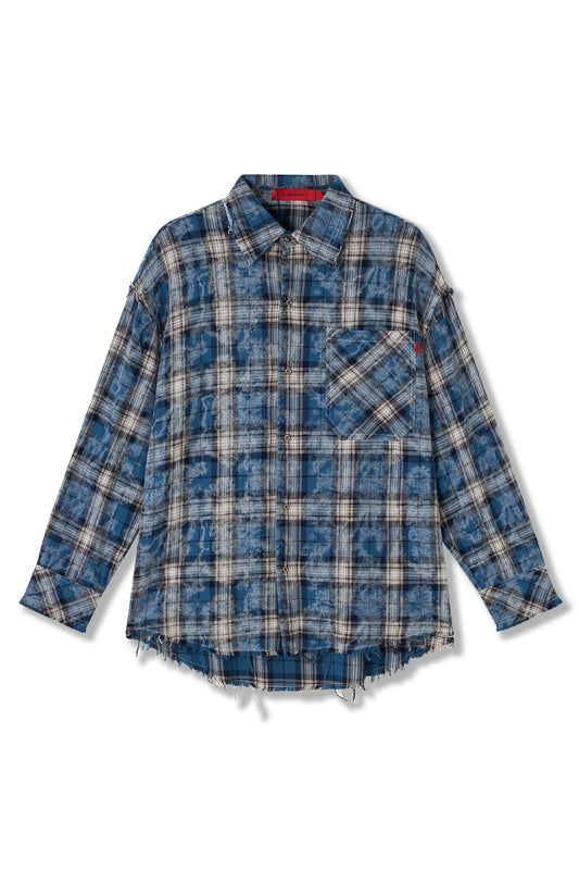 HYPER ACID SHIRT BLUE GRID