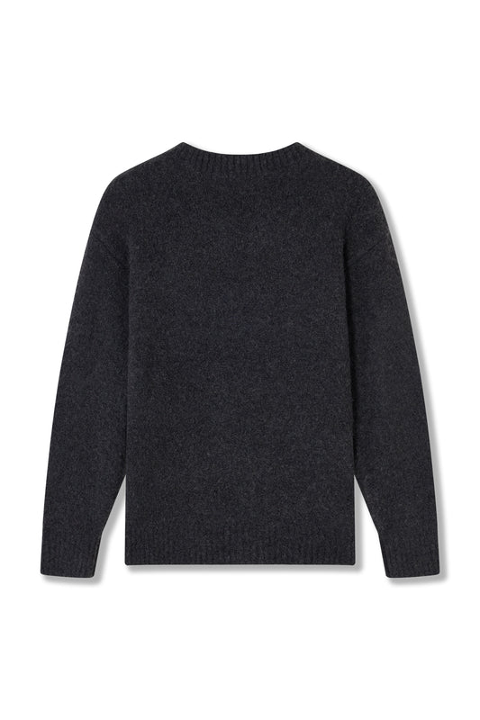 V-CUT SWEATER NAVY BLUE