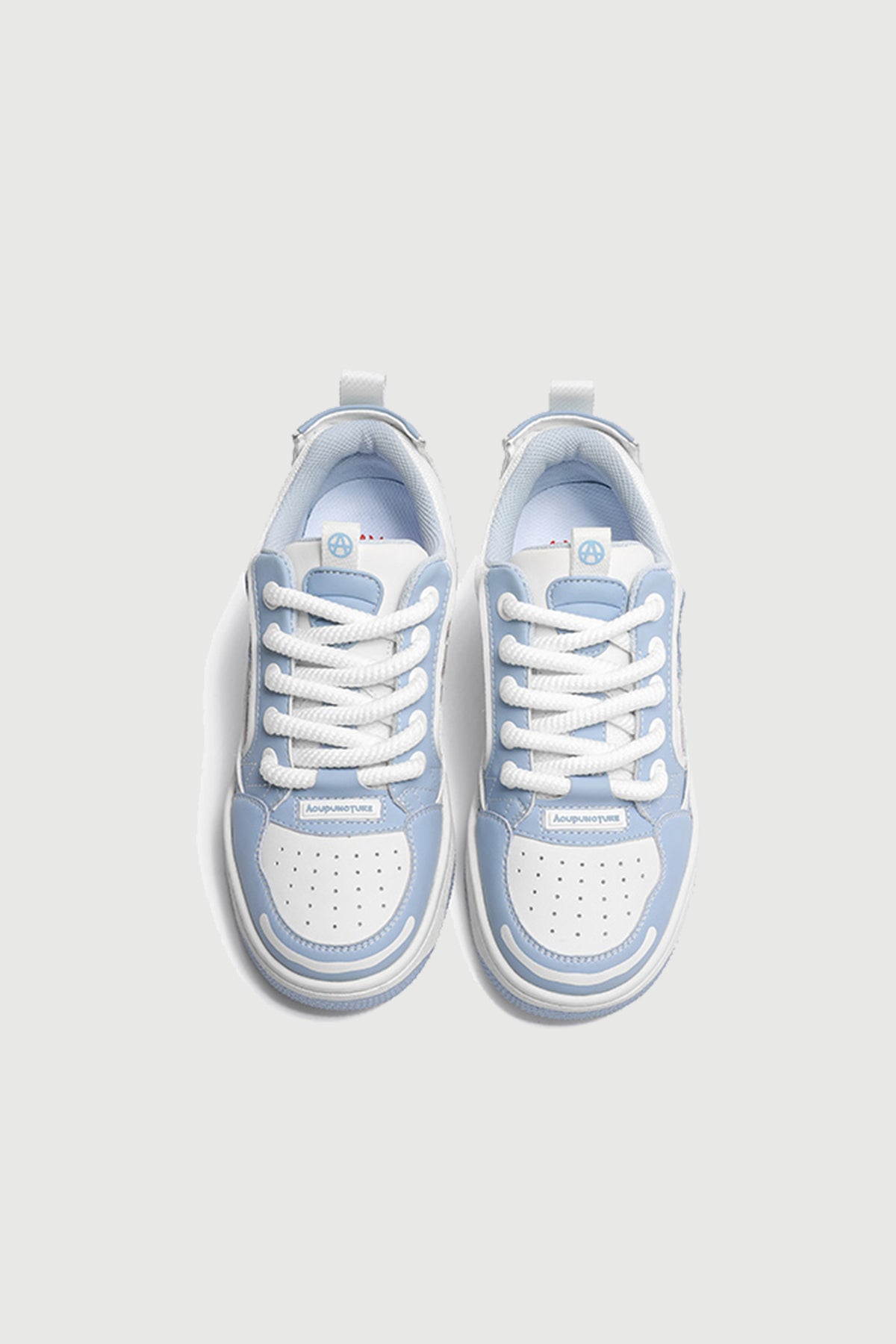 Curb Outline Light Blue — top