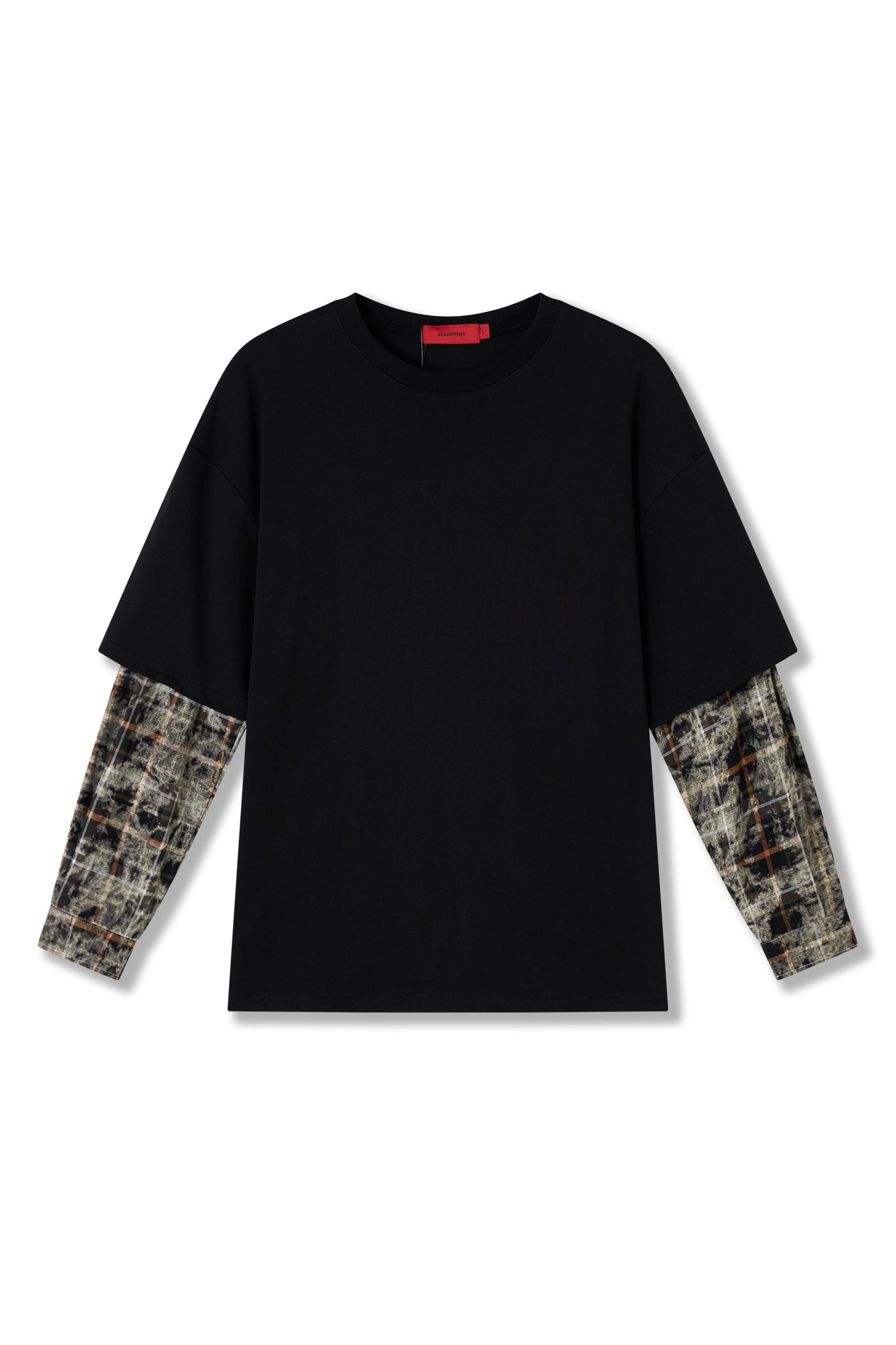 ACID LONG SLEEVE WASHED BLACK Acupuncture