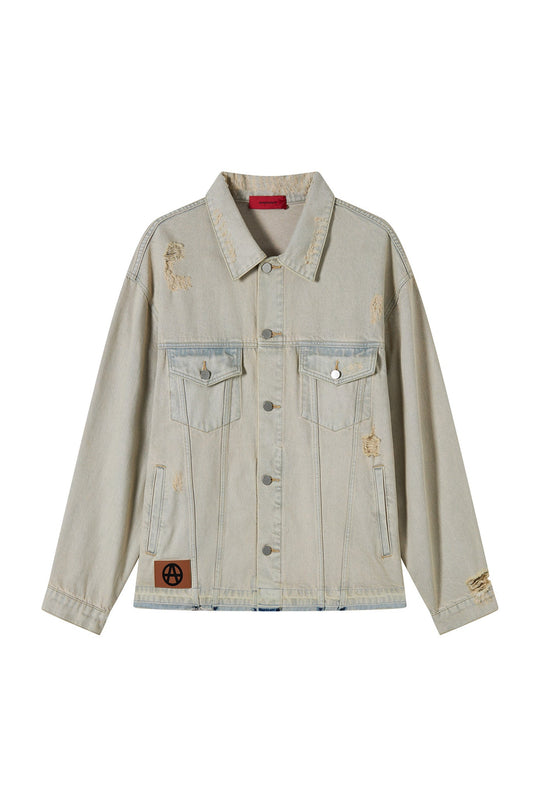 ACU 90'S DENIM JACKET BEIGE Acupuncture
