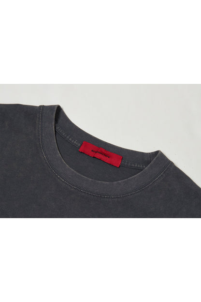 ACU DISASTER T - SHIRT DARK GREY Acupuncture