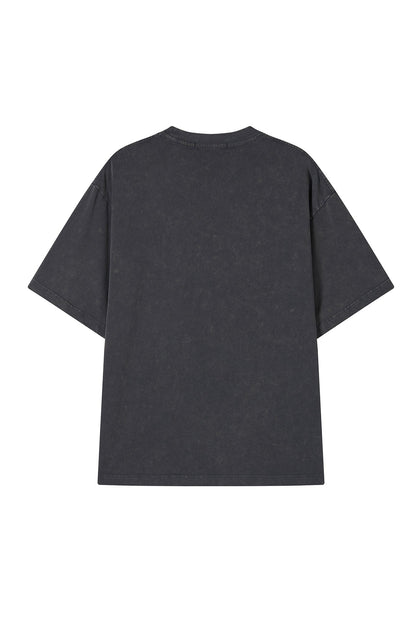 ACU DISASTER T - SHIRT DARK GREY Acupuncture
