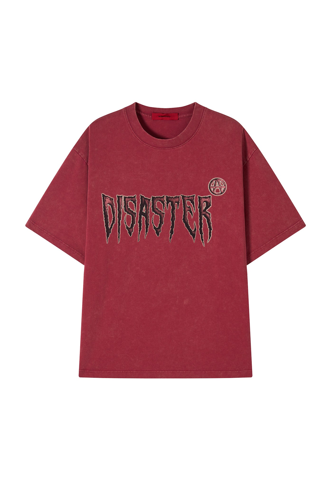 ACU DISASTER T - SHIRT RED Acupuncture