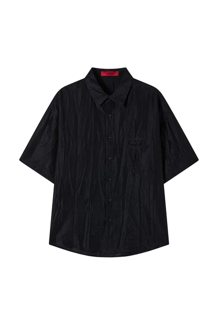 ACU LOGO SHIRT BLACK Acupuncture