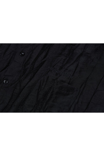 ACU LOGO SHIRT BLACK Acupuncture