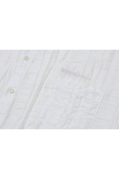 ACU LOGO SHIRT WHITE Acupuncture