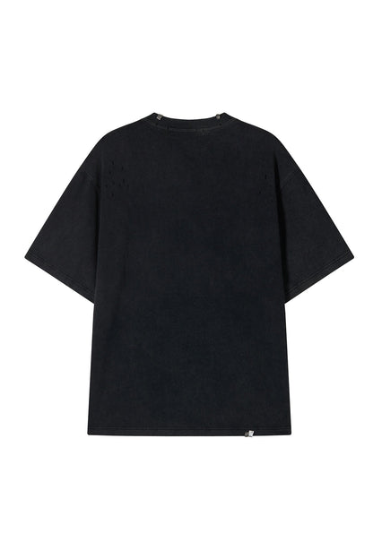 ACU PIERCING T - SHIRT BLACK Acupuncture