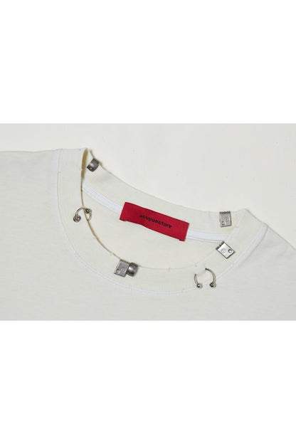 ACU PIERCING T - SHIRT LIGHT GREEN Acupuncture