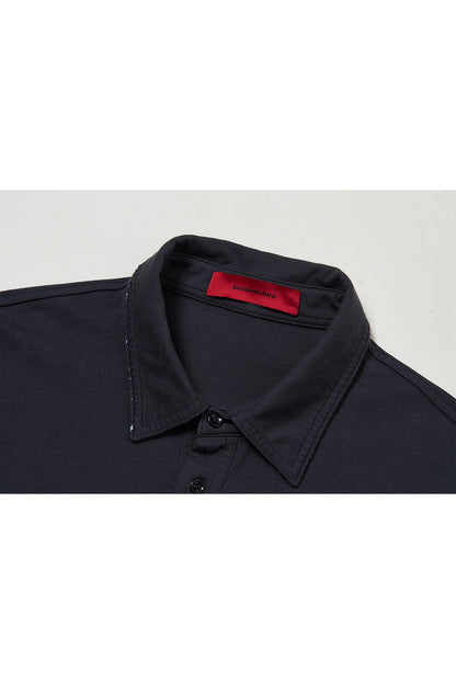 ACU POLO SHIRT DARK GREY Acupuncture