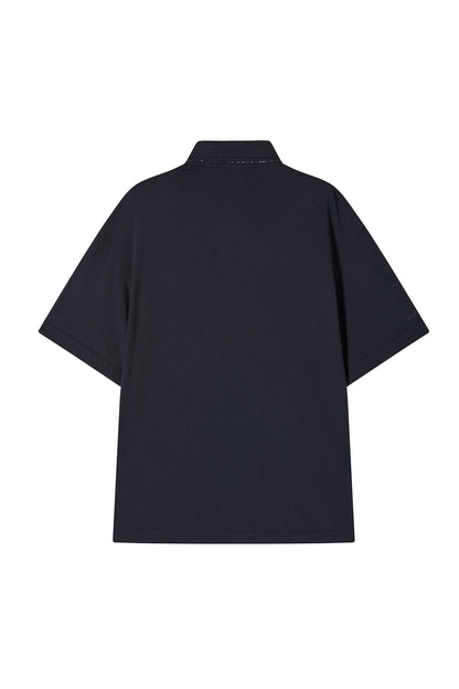 ACU POLO SHIRT DARK GREY Acupuncture