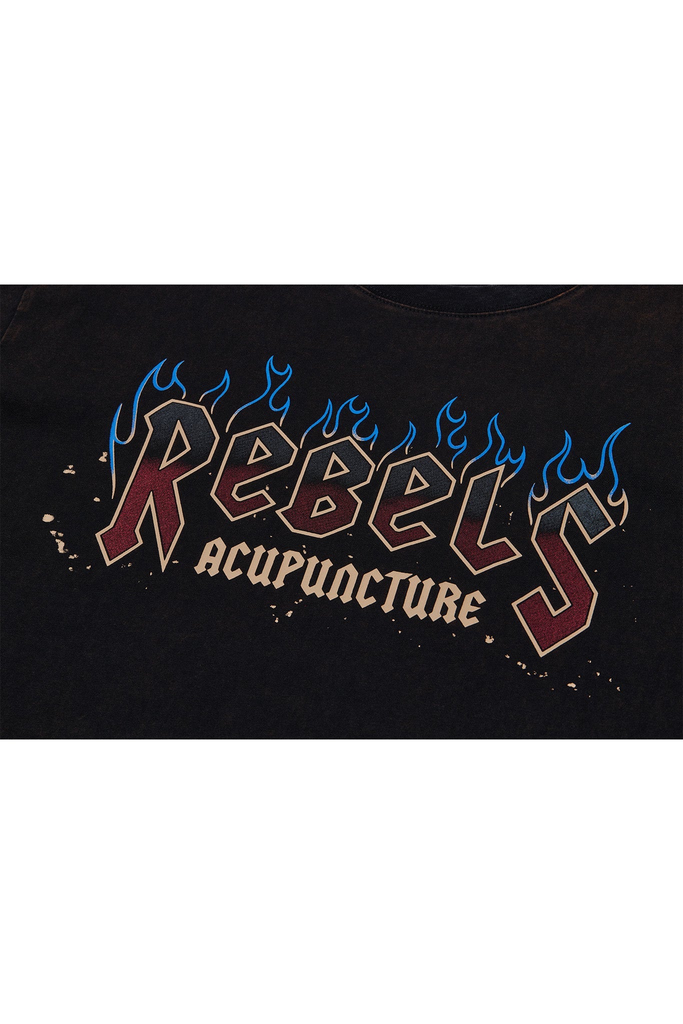 ACU REBELS T - SHIRT BLACK Acupuncture